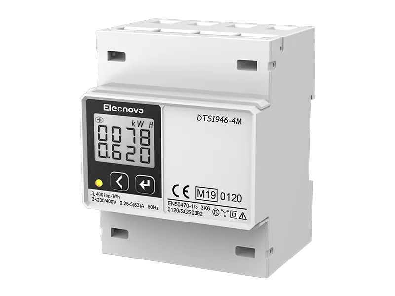 Compteur d'énergie monté sur rail DIN CA triphasé DTS (F) 1946 AC pour chargeur EV