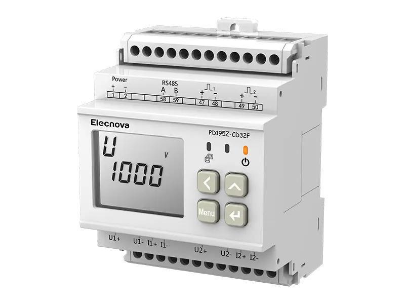 PD195Z-CD32F compteur d'énergie monté sur rail DIN DC pour chargeur EV