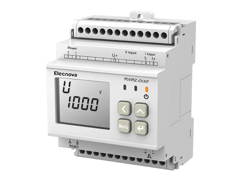 PD195Z-CD31F compteur d'énergie monté sur rail DIN DC pour chargeur EV