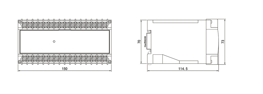 Integrated Power Transmitter Dimension