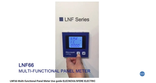 LNF66 Panneau multifonctionnel guide d'utilisation ELECNOVA/SFERE ELECTRIC