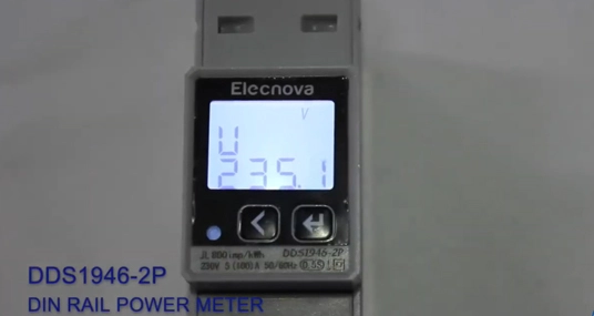 DDS1946-2P de puissance monté sur rail enfichable MID Guide d'utilisation du compteur électrique ELECNOVA/SFERE ELECTRIC